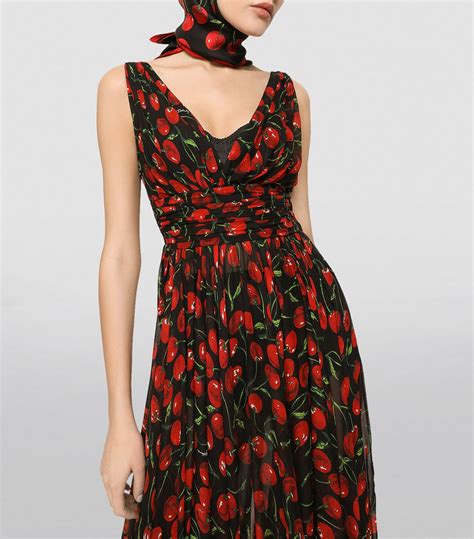 dolce gabbana cherry dress|Dolce & Gabbana look alike dresses.